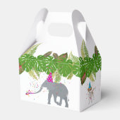 おもしろい&可愛いジャングルの動物アットパーティーワイルドワン フェイバーボックス (裏面サイド)