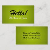 おもしろい-名刺 名刺 (正面/裏面)