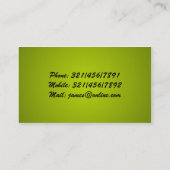 おもしろい-名刺 名刺 (裏面)