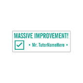 おもしろい「大幅な改善！」 マーキングゴム印 セルフインキングスタンプ (デザイン)