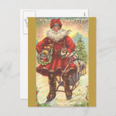 おもしろい,奇数,ワイルド,古違う,ヴィンテージ シーズンポストカード (正面/裏面)