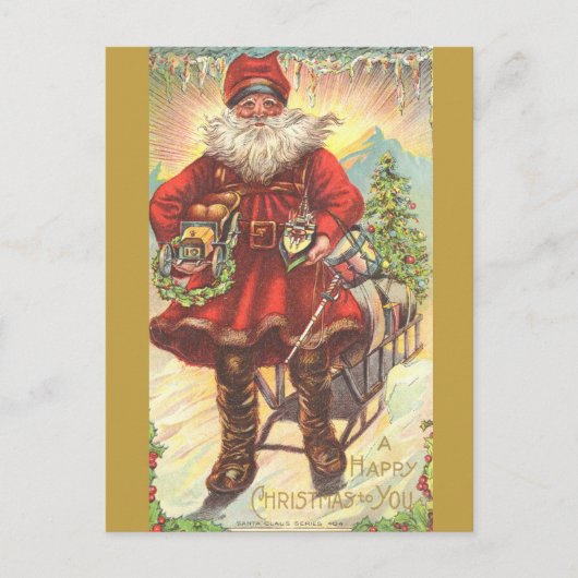 おもしろい,奇数,ワイルド,古違う,ヴィンテージ シーズンポストカード (正面)