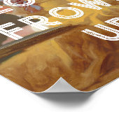 おもしろい「少女の本読好きポスター」 ポスター (角)