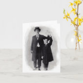 おもしろい! 巨大なこんにちは! ~のサーカス巨人! メッセージカード カード (黄色い花)