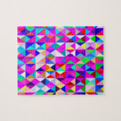 おもしろい（幾何学模様）..... ジグソーパズル (横)