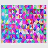 おもしろい（幾何学模様）..... ラッピングペーパー (フラット)