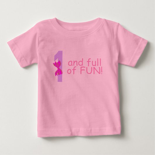 おもしろい(弓)の1つそして完全 ベビーTシャツ (正面)
