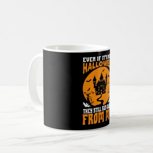 おもしろい 怖い ハロウィンでなくても使える コーヒーマグ コーヒーマグカップ (正面左)