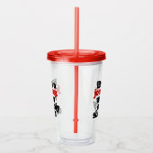 おもしろい/感動的人生は旅だ… アクリルタンブラー (右)