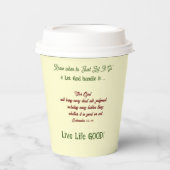 おもしろい 感動的 紙コップ (正面)