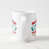 おもしろい、旧老ファッションドグリスウォルド家族クリスマス ジャンボコーヒーマグカップ (裏面)