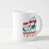 おもしろい、旧老ファッションドグリスウォルド家族クリスマス ジャンボコーヒーマグカップ (正面右)