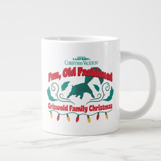 おもしろい、旧老ファッションドグリスウォルド家族クリスマス ジャンボコーヒーマグカップ (右)