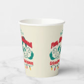 おもしろい、旧老ファッションドグリスウォルド家族クリスマス 紙コップ (左)