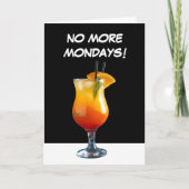 おもしろい!月曜日の退職後の退職者なし カード (正面)