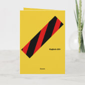 おもしろい「有毒廃棄物」アダルト誕生日 カード (裏面)