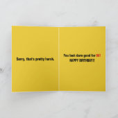 おもしろい「有毒廃棄物」アダルト誕生日 カード (内部)