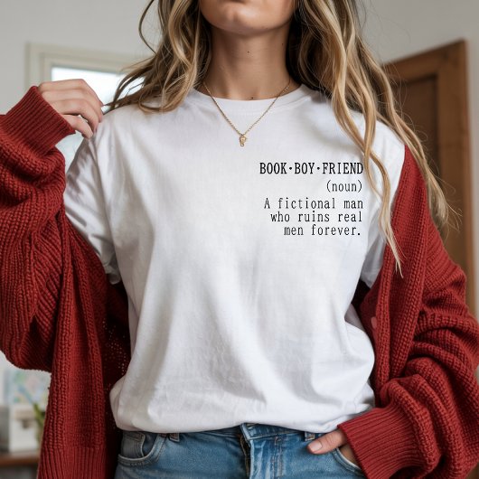 おもしろい 本好きな彼氏 Tシャツ - 読書好きな人へのプレゼント