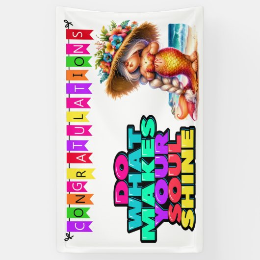 おもしろい 横断幕 (縦)