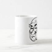 おもしろい: 気難しい老人のマグ、"Harrumph " コーヒーマグカップ (中央)