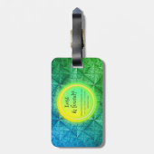 おもしろい，注目とパーソナライズ可能な荷物タグ ラゲッジタグ (裏面縦)