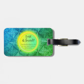 おもしろい，注目とパーソナライズ可能な荷物タグ ラゲッジタグ (裏面横)