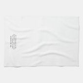 おもしろい:「煙警報応援」ティーキッチンタオル キッチンタオル (横)