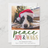 おもしろい 犬好き クリスマス 写真 かわいい オーダーメイド (正面)