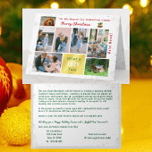 おもしろい 犬 猫 モダン 7枚の写真 コラージュ 私たちは引っ越しました シーズンカード