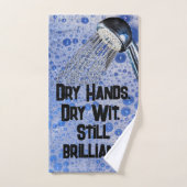 おもしろい、男の子のバブル10代のシャワー浴室 バスタオルセット (ハンドタオル)