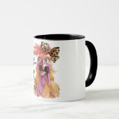 おもしろい/皮肉な動物のことわざ マグカップ (正面右)