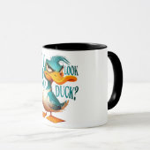 おもしろい/皮肉動物ことわざ/アヒル マグカップ (正面右)