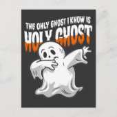 おもしろい 私が知る唯一のゴーストは聖霊だ インビテーションポストカード (正面)