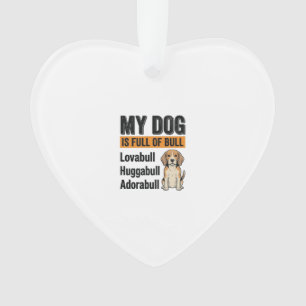 おもしろい 私の犬はブルがいっぱい ビーグル ヴィンテージTシャツ オーナメント