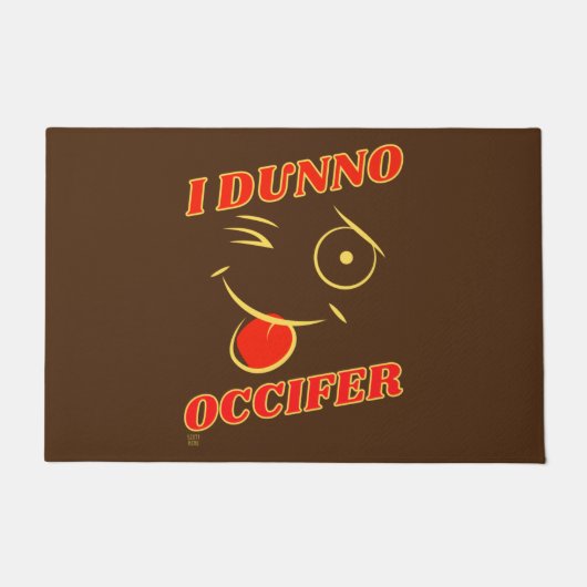 おもしろい「私はダンノ…」と言い表す。 ドアマット (正面)