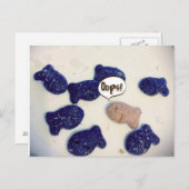 おもしろい:私は違う場所に居るの？ ポストカード (正面/裏面)