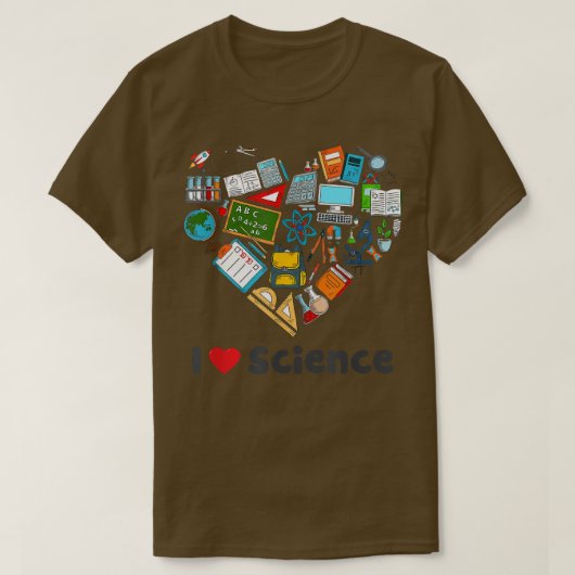 おもしろい!科学オタク・STEM学生・教師が好き Tシャツ (デザイン正面)