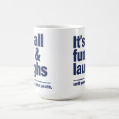 おもしろい&笑いマグ – 選択スタイル&カラー マグカップ (中央)