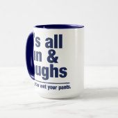 おもしろい&笑いマグ – 選択スタイル&カラー マグカップ (正面左)