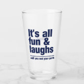 おもしろい&笑い名前をカスタムする タンブラーグラス (正面)