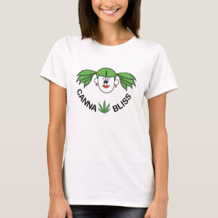 おもしろい、笑い、心地よい、カジュアルカンナブリスTシャツ Tシャツ