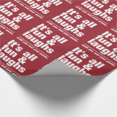 おもしろい&笑カスタムいカラーラッピング紙 ラッピングペーパー (角)