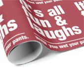 おもしろい&笑カスタムいカラーラッピング紙 ラッピングペーパー (ロールコーナー)