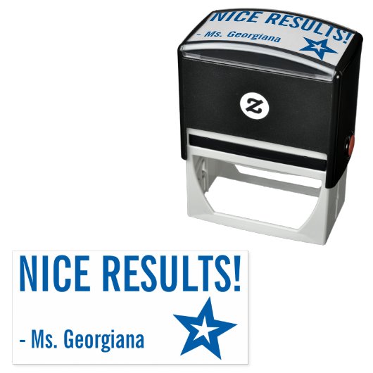 おもしろい「素晴らしい結果！」 ターターゴム印 セルフインキングスタンプ (インサイチュ)