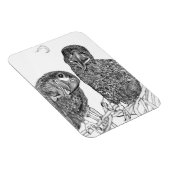 おもしろい+羽毛フレンドガイドを有する鷲兄弟姉妹 マグネット (右側)