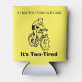 おもしろい!自転車が立ち上がらない – 2疲れ 缶クーラー (正面)