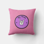 おもしろい!装飾用クッション – 私の母の岩！ クッション (裏面)