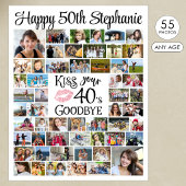 おもしろい 誕生日おめでとう 55枚の写真 デビュー作にキッスを  ポスター