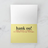 おもしろい/誠意ありがとう サンキューカード (内部)