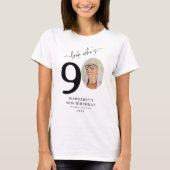 おもしろい「誰が90歳？」おしゃれな90歳の誕生日 Tシャツ (正面)